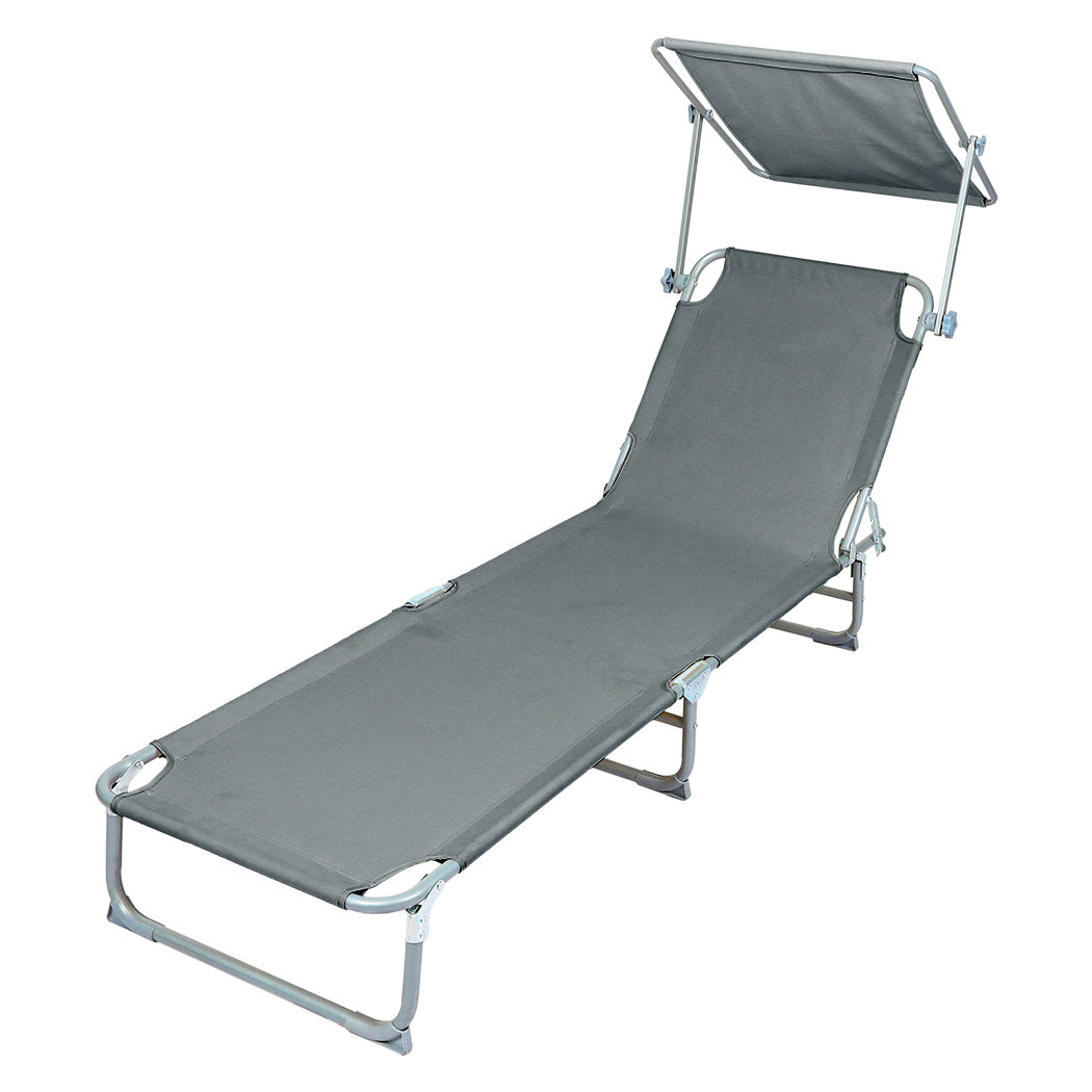 Foldable Lounge Chair With Canopy 22x0.8cm