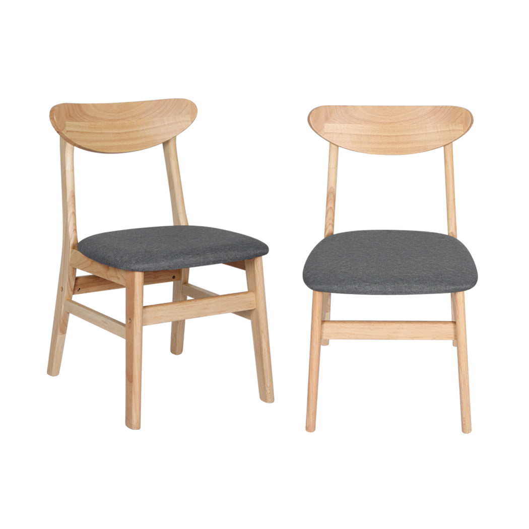 Versatile 6xDining Chairs Kitchen Chair Nature  Durable Frame