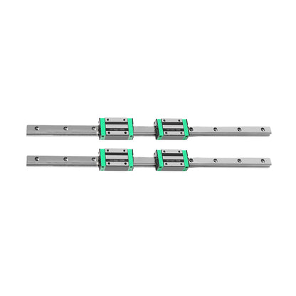 Linear Guide Rail 2PCS HGH20CA Slider Block Bearing Steel CNC