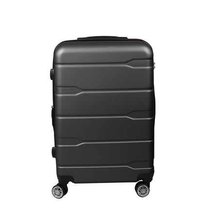 Expandable Luggage Black 24 Inch 33x26x55cm