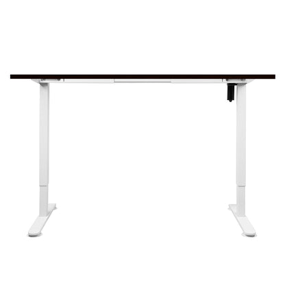 Compact Motorised Standing Desk Adjustable 140cm Walnut 1000x 1MM