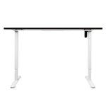 Compact Motorised Standing Desk Adjustable 140cm Walnut 1000x 1MM