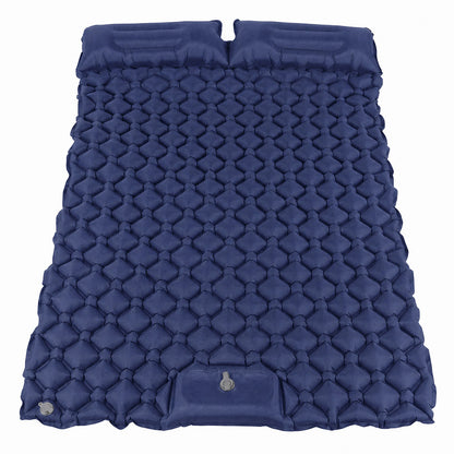 Camping Mattress Double Wide Blue 195x125x12.5cm