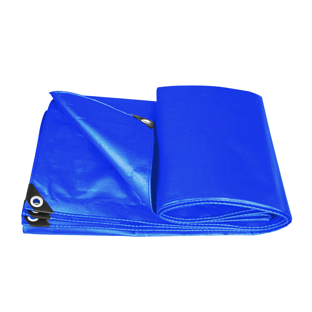 Heavy Duty Tarp Blue 200GSM 7.3x9.15cm