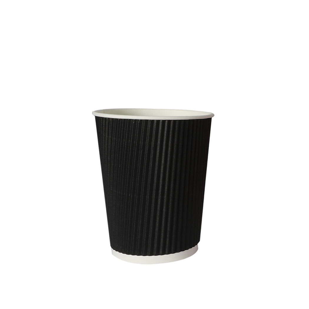 Disposable Coffee Cups Triple Wall Insulated 8oz - 200 Pack