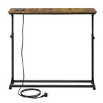 Sofa Console Table Power Ports Adjustable Height | HomeAndLiving