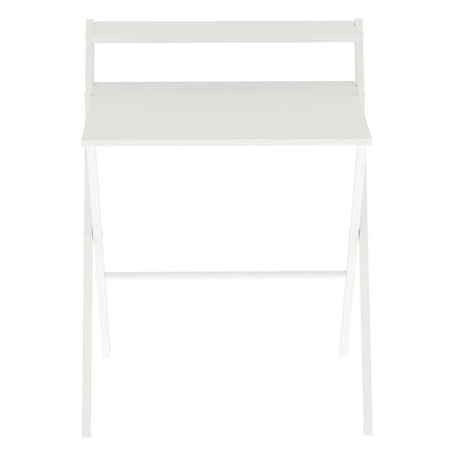 Foldable Computer Desk White 67.5x45x84cm