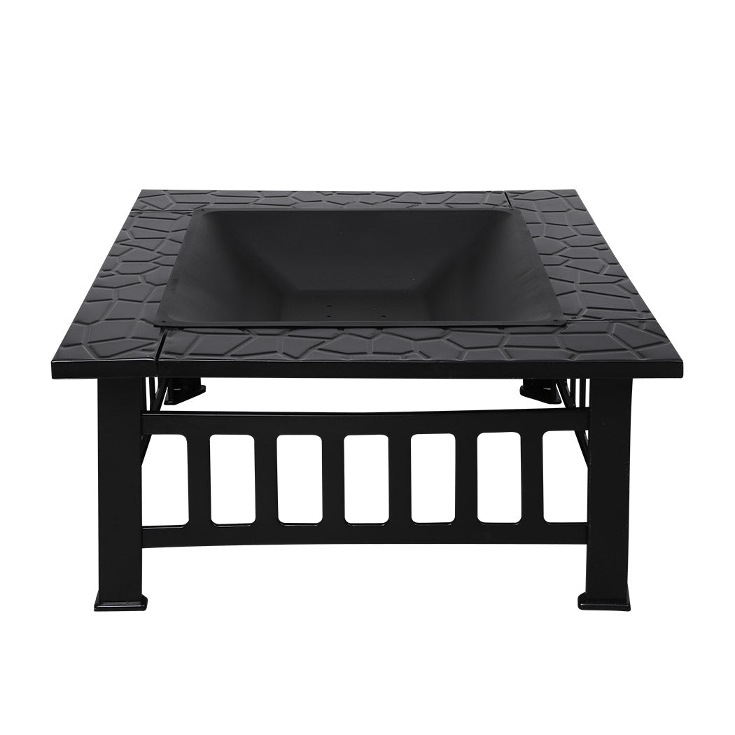 3IN1 Fire Pit BBQ Grill Pits