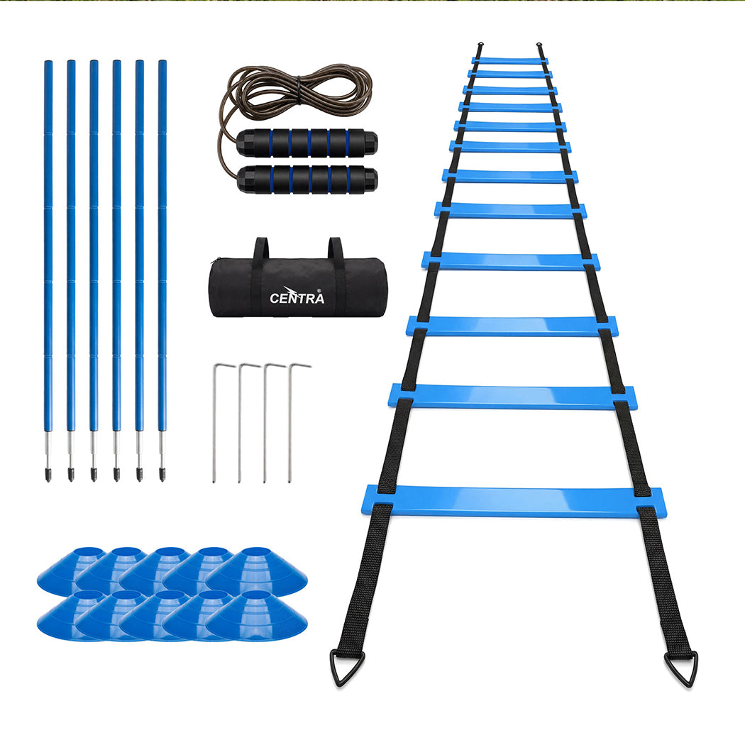 Soccer Agility Training Set Poles Ladder | HomeAndLiving - 3