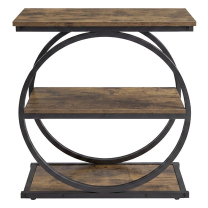 3 Tier Narrow Side Table Industrial Bedside | HomeAndLiving