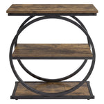3 Tier Narrow Side Table Industrial Bedside | HomeAndLiving