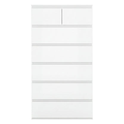 7 Drawer Tallboy Dresser White Storage | HomeAndLiving - 3