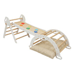 Kids Climbing Set Triangle Arch Rocker Indoor | HomeAndLiving