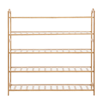 Shoe Rack Bamboo Storage Wooden