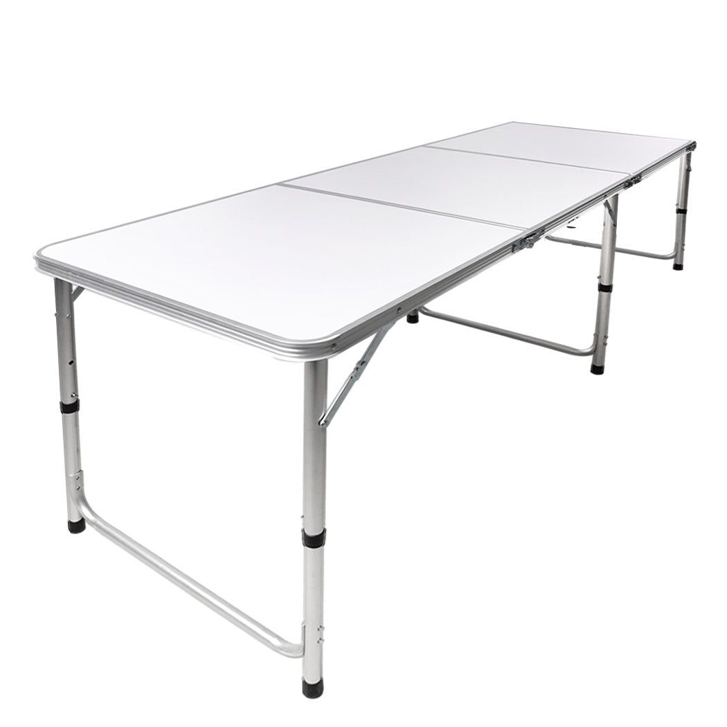 Folding Camping Table Aluminium - Silver