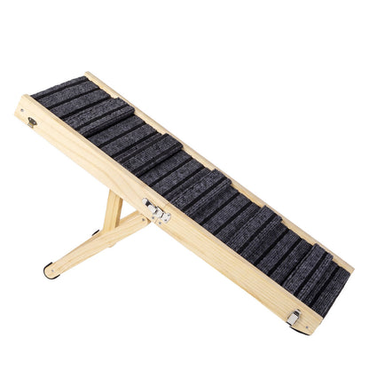Dog Ramp Adjustable Non Slip 84x32x6cm