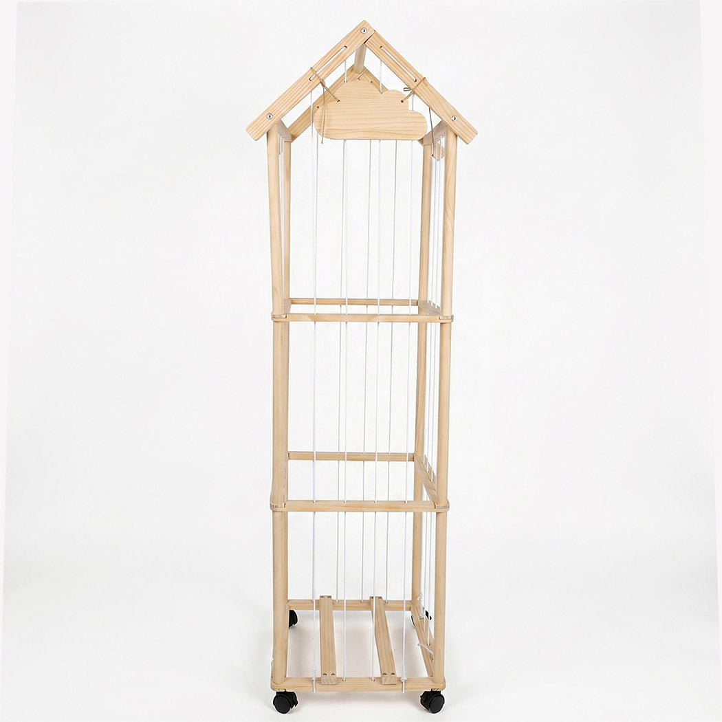 Kids Toy Storage Tower Pine Wood 150cm | HomeAndLiving