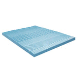 7-Zone Cool Gel Mattress Topper Single Teal Cover