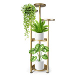 Plant Stand Outdoor Indoor Flower Gold Large