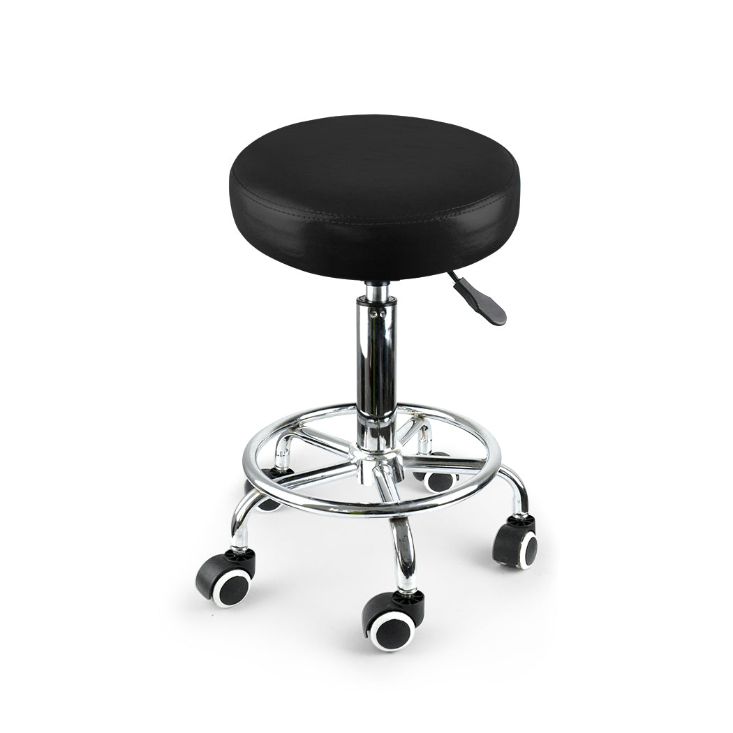 Salon Stool Swivel Bar Stools Black