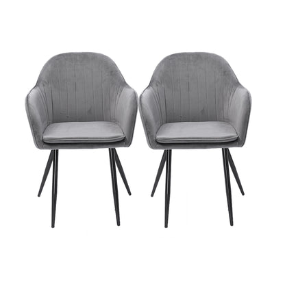 Elegant 4x Armchair Lounge Chair Accent  Scandi Inspired Design