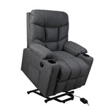 Recliner Chair Electric Lift Grey