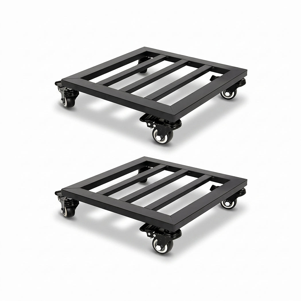 Plant Pot Trolley Caddy 172kg 2 Pack | HomeAndLiving - 3
