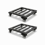 Plant Pot Trolley Caddy 172kg 2 Pack | HomeAndLiving