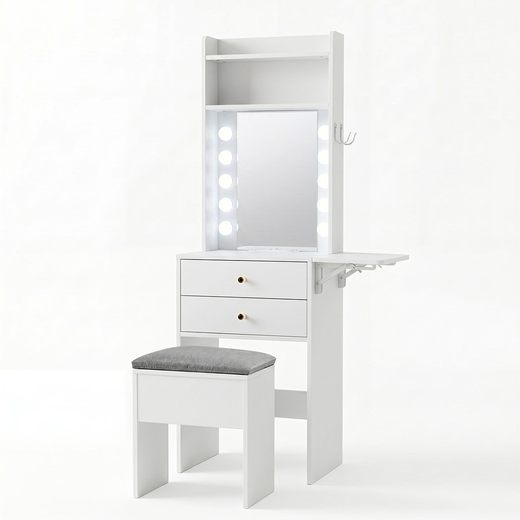 Dressing Table Stool With Storage 72x39.5x151cm