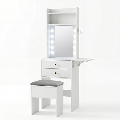 Dressing Table Stool With Storage 72x39.5x151cm