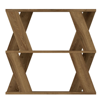 Slim Coffee Table Storage Oak 60x22x56.5cm