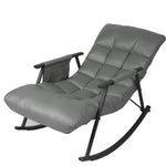 Accent Chair Recliner Armchair Grey