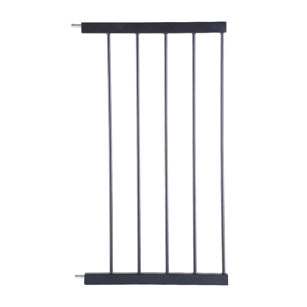 Baby Safety Gate Adjustable Pet Black 45cm Extension