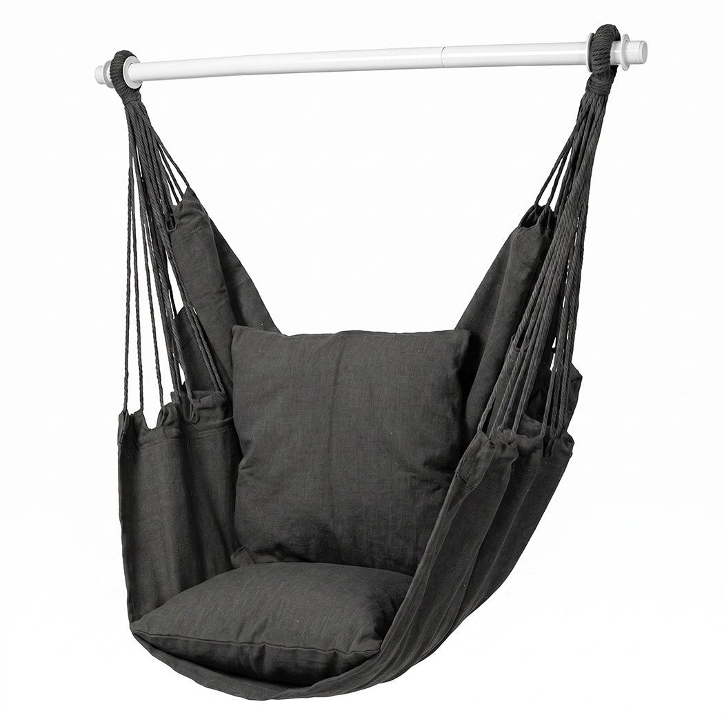 Hammock Swing Chair 150kg Cushions Outdoor | HomeAndLiving - 3