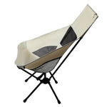 Elegant Camping Chair Folding Outdoor Large Beige  Foldable Function