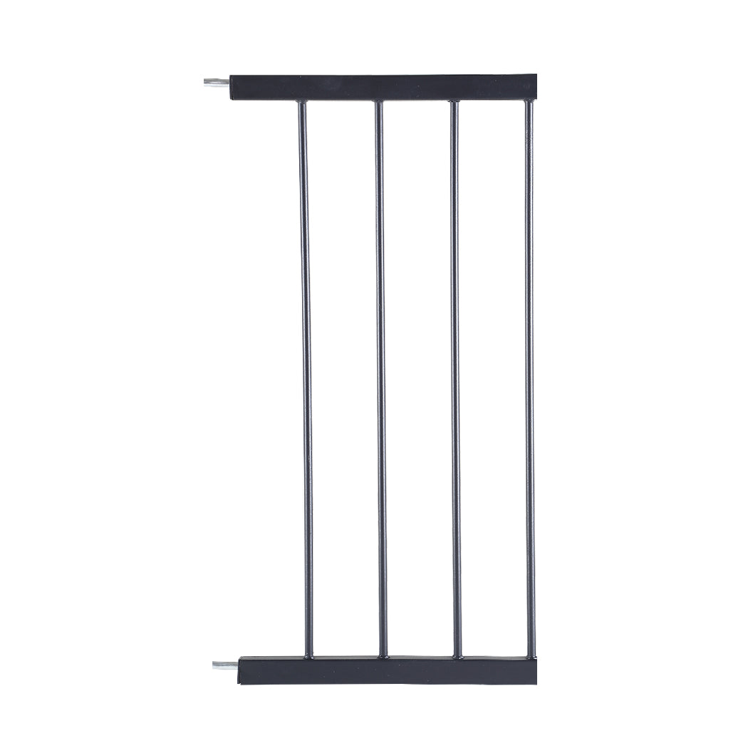 Baby Safety Gate Adjustable Pet Black 30cm Extension