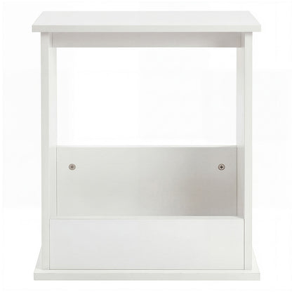 Levede Narrow End Table Modern Office Side Table Magazine Rack Bedside Storage