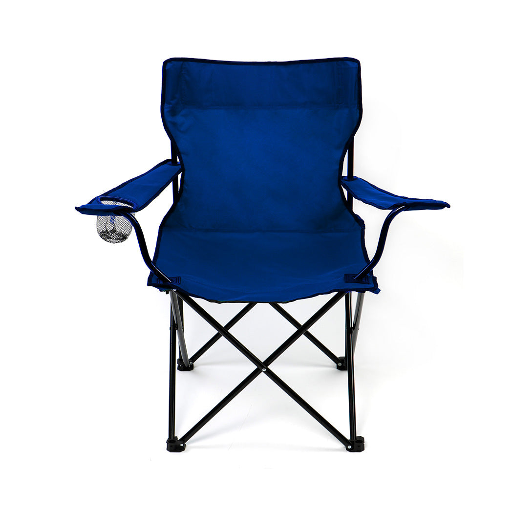 Camping Chairs Folding Portable Blue