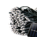 Versatile 30M 300LED String Solar Powered Fairy  Wood Finish