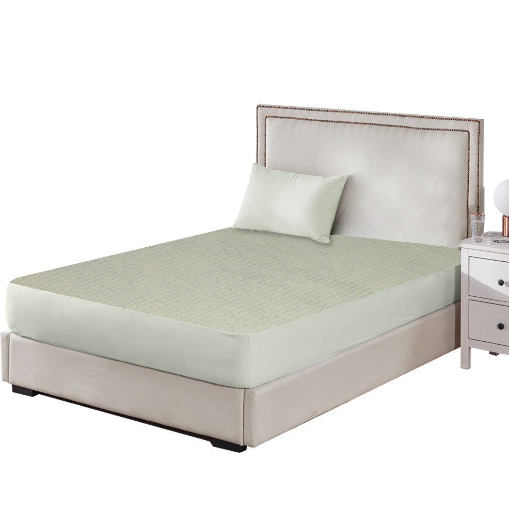 Single Mattress Protector Pillowcases Single Grey