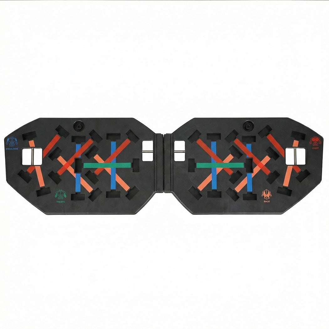 Push Up Board Set Resistance Bands Home Gym | HomeAndLiving - 3