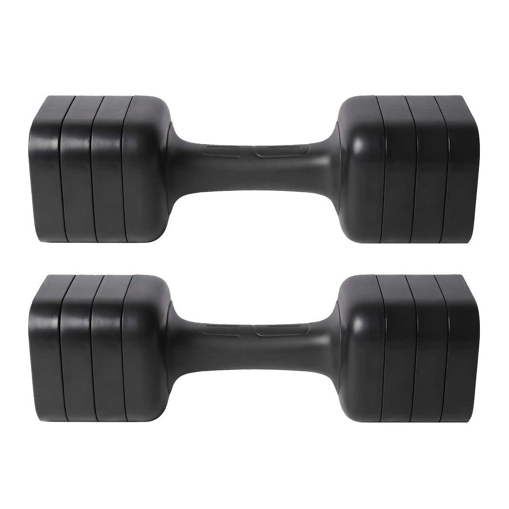 Adjustable Dumbbell Set With Tpu Grip 32x10x10cm