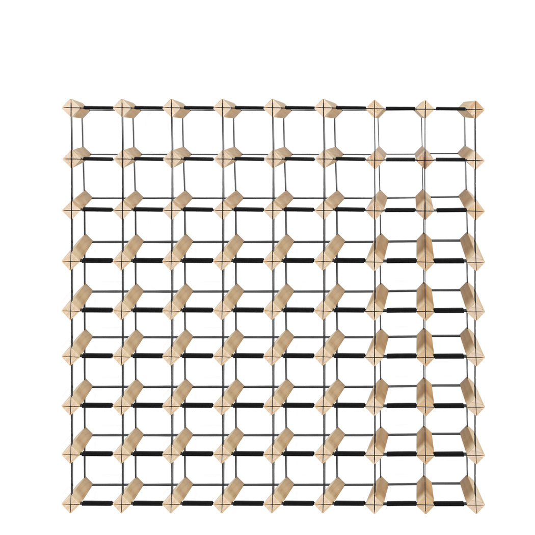 72 Bottle Timber Red Wine Rack