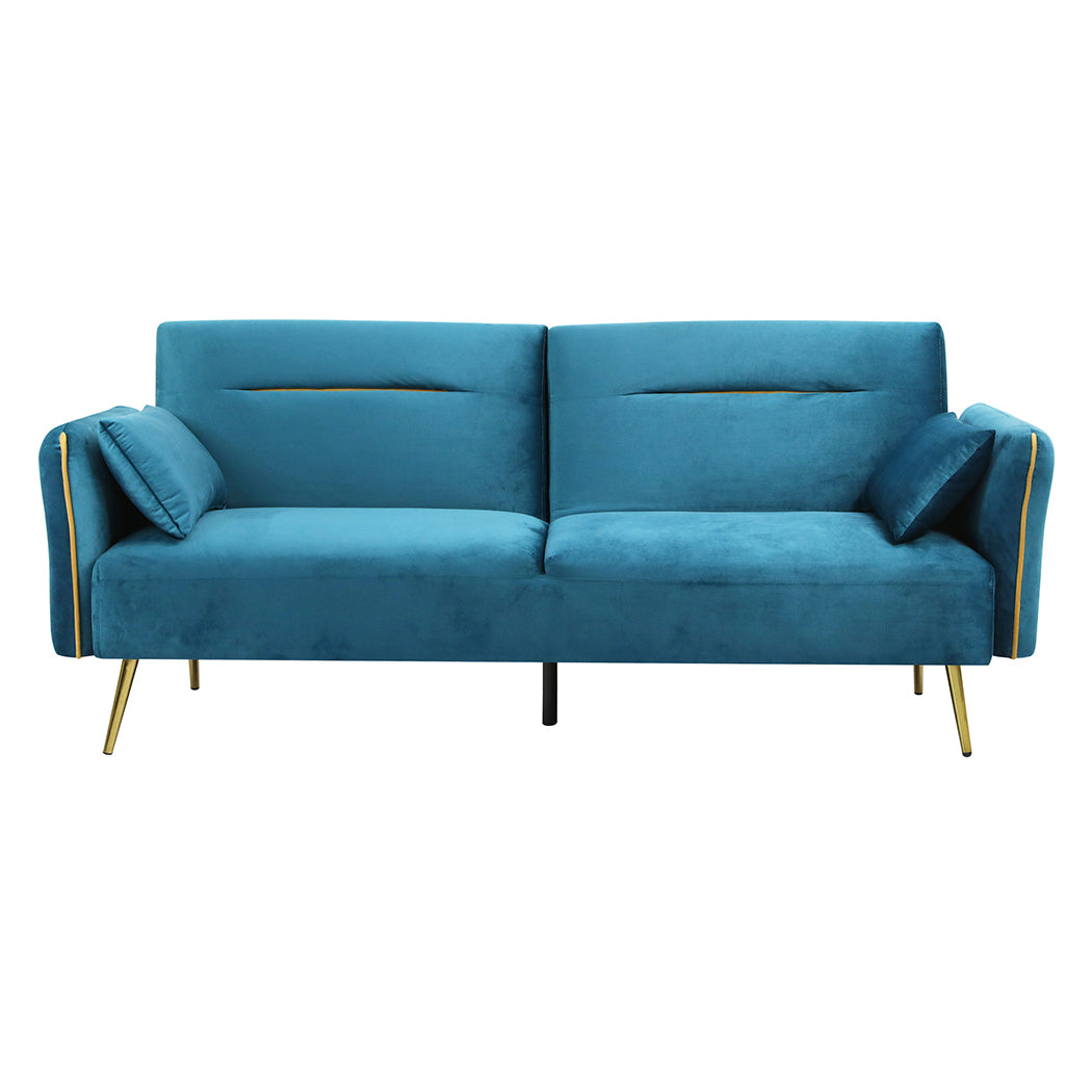 Versatile 3-Seater Sofa Bed Convertible  Adjustable Height Classic