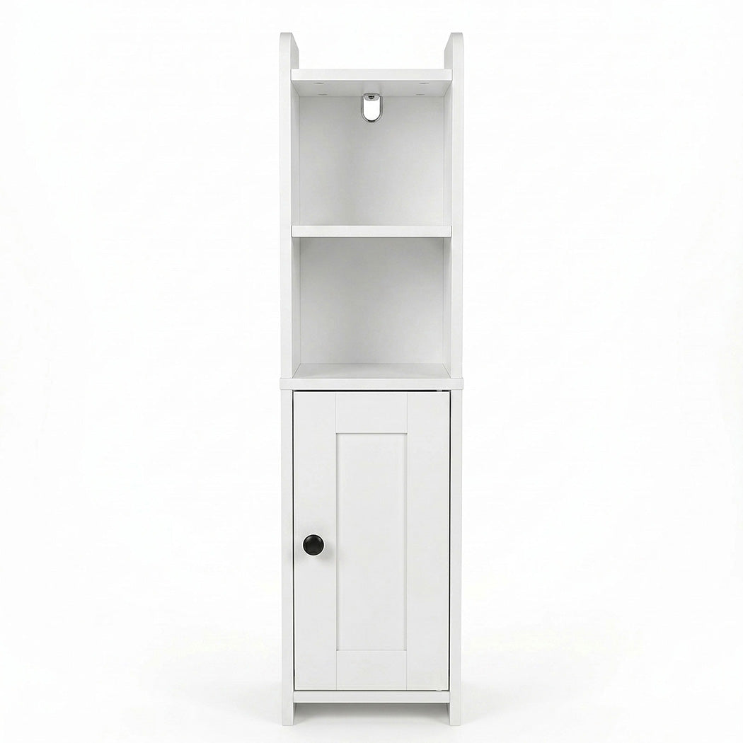 Levede Bathroom Cabinet Storage Slim Organiser Toilet Paper Storage 78.5cm White