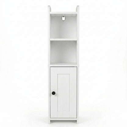 Levede Bathroom Cabinet Storage Slim Organiser Toilet Paper Storage 78.5cm White