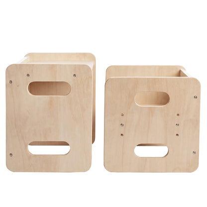 Kids Table Adjustable Chair Set 33.5x33x33cm