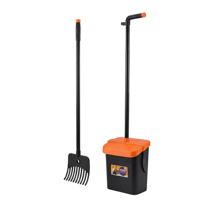 Pooper Scooper Rake Kit Long Handle Dog | HomeAndLiving - 3