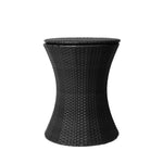 Cooler Ice Bucket Table Bar Outdoor Black