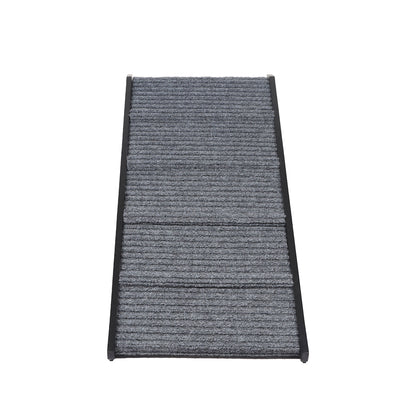Adjustable Dog Ramp Height Stair Black